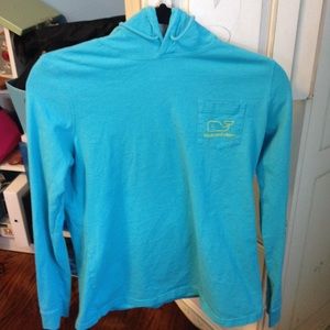 Vineyard Vines Turquoise Hoodie Pullover